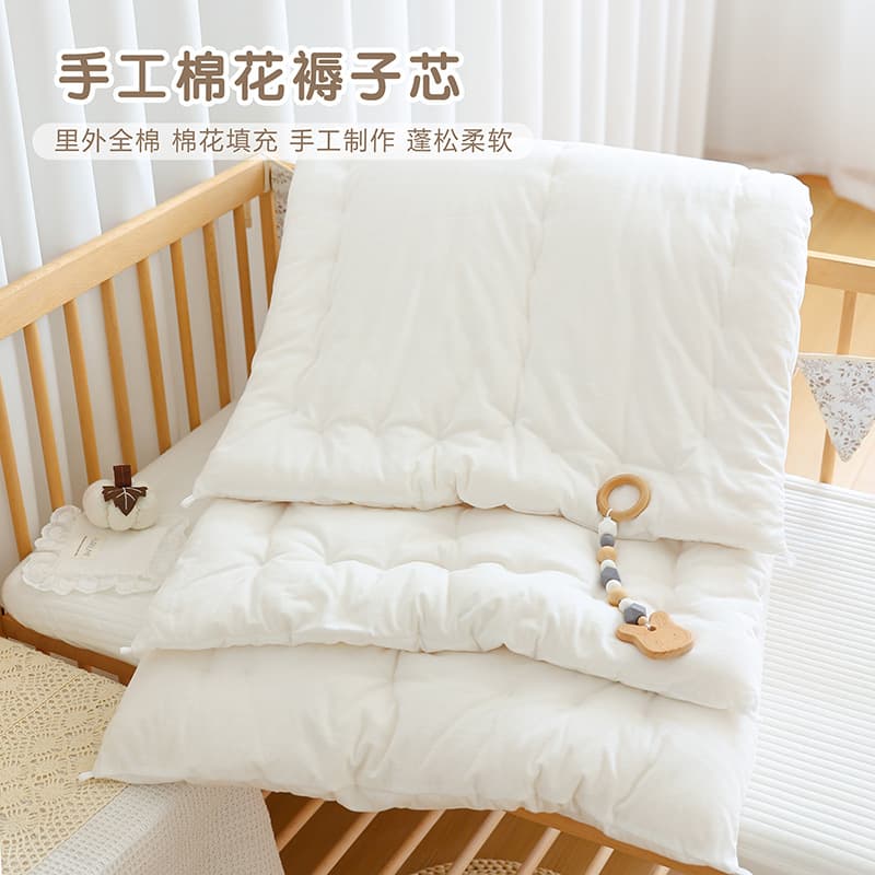 Handmade cotton mattresses and bedding sets for newborns, children's cribs, kindergarten nap mats, and quilts