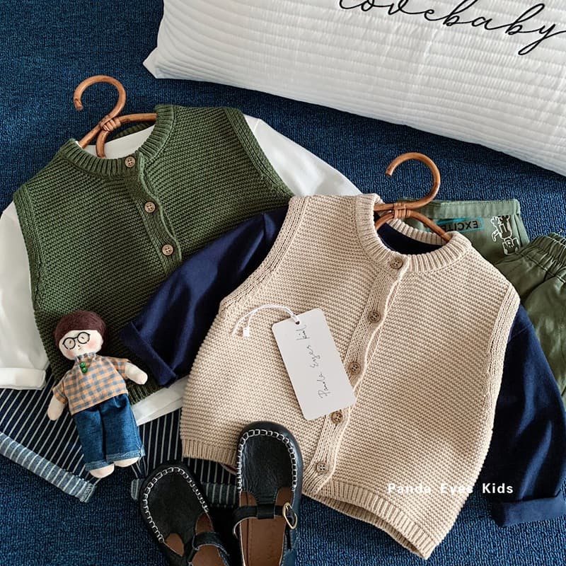 Bora children's clothing children's sweater vest autumn clothes boys round neck knitted cardigan vest boy tops