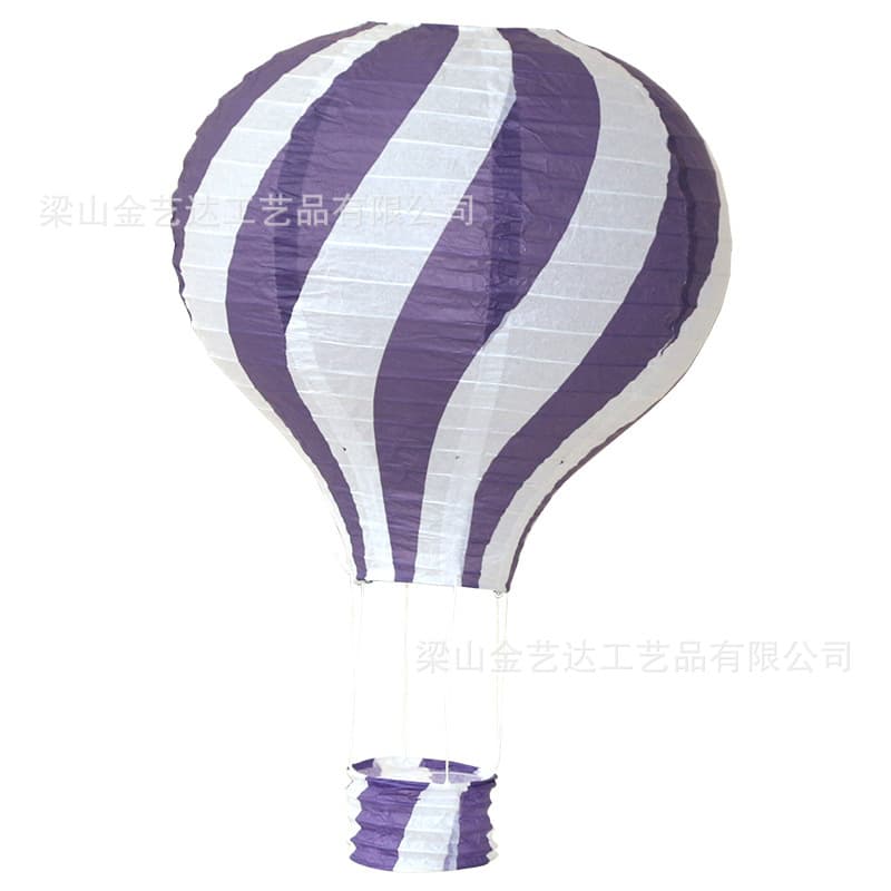 Hot Air Balloon Hanging Lantern Decoration for Children's Day Classroom Decor, Honeycomb Ball for Dragon Boat Festival and Christmas Decoration
