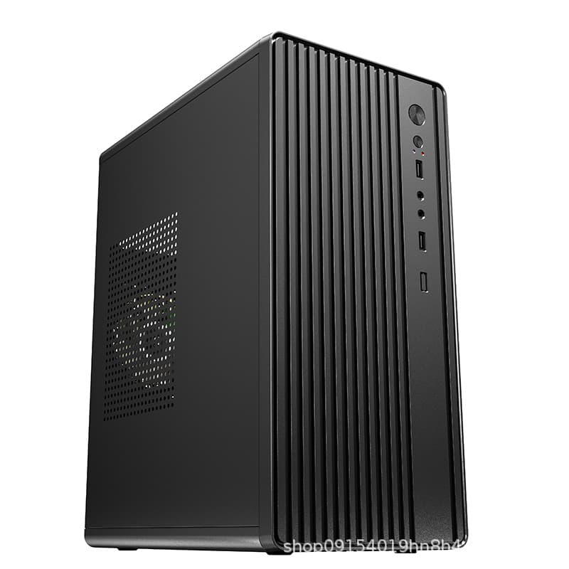 007 Assembled Computer Case Desktop MATX Motherboard MINI Mini Small Chassis DIY Shell Business Office
