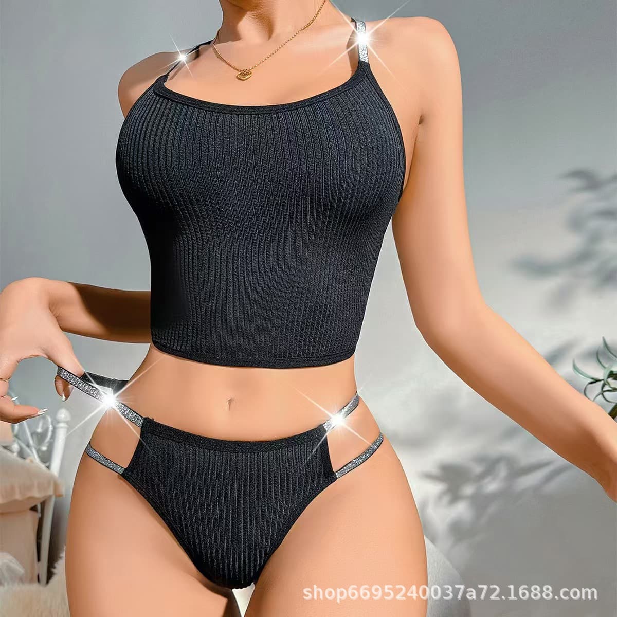 New Export Bra Set Women Push Up Gather Comfortable Breathable Thin Strap Half Hip Women's Panties Set Stock