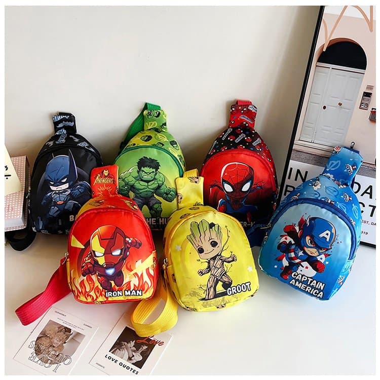 2024 New Children's Bag, Stylish Cartoon Coin Purse for Boys and Girls, Crossbody Bag, Outdoor Casual Backpack, Chest Bag