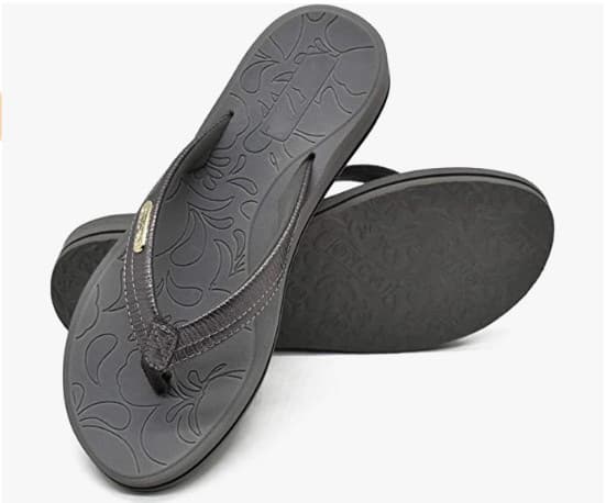 Women's Beach Casual Flip-Flops Sandals Correctional Flip-Flops Clip Toe with Arch Support Yogic EVA Slices