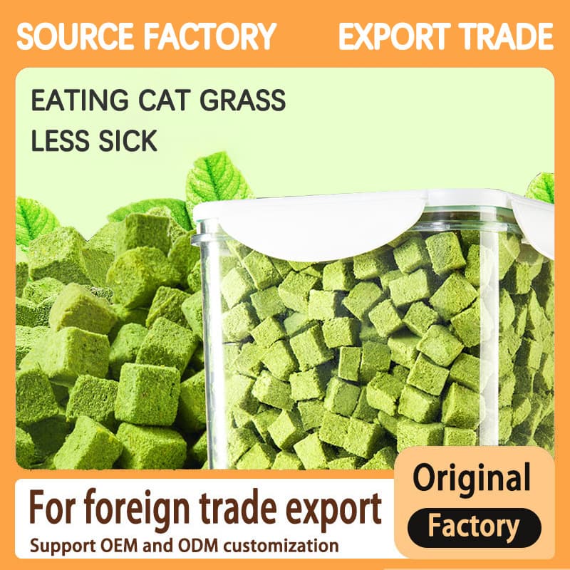 Freeze-dried Cat Grass Granules Cat Snacks Teething Sticks