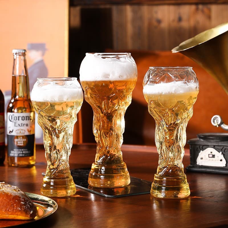 2026 World Cup Beer Mug Soccer Cup Trophy Bar Pub Glass World Cup Trophy Wine Glass