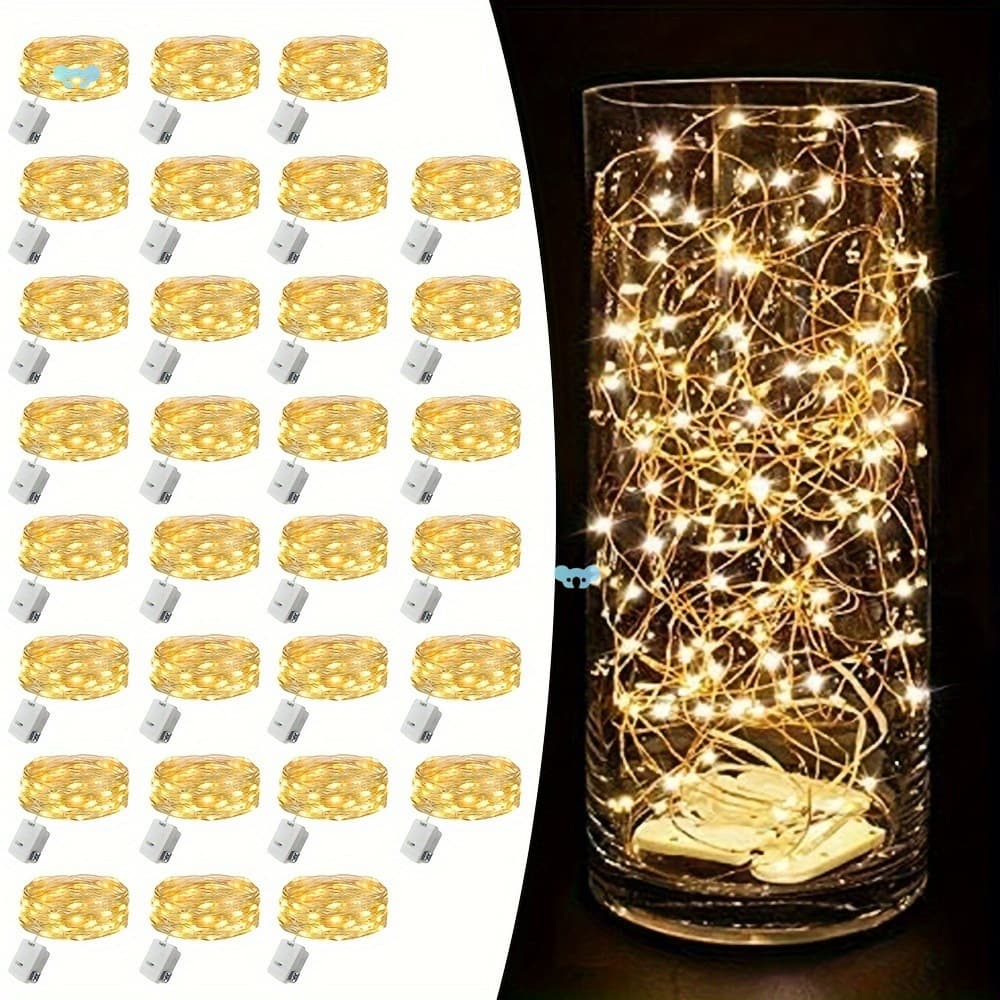 30/100PCS LED Fairy Lights Battery Operated String Lights -