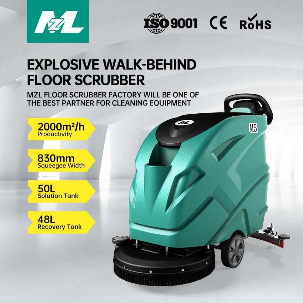 Floor Scrubber Machine 50L Tank Cleaning Machine