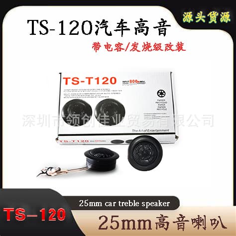 Wholesale High Quality Car Speaker TS-T120 Tweeter Audio Tweeter Metal Car Small Tweeter Modification
