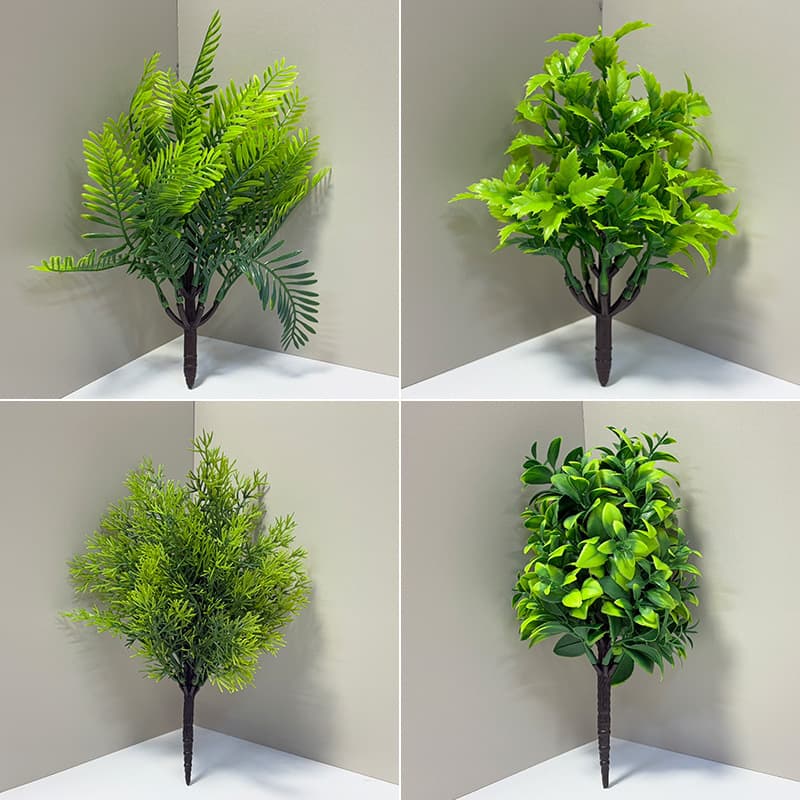 Artificial Green Plant Bonsai Decoration for Home Office Desk Decor Plastic Fake Flowers
