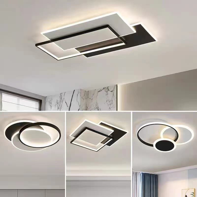 Full Spectrum Ceiling Light with Geometric Creativity, New Whole House Decorative Lighting Set - Zhongshan Lamps