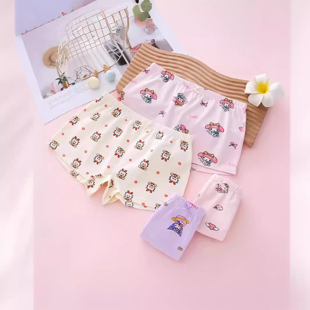 Children's Underwear, Toddler Girls, Young Girls, Lycra Cotton, Class A Cotton, Boxer Briefs, Thin Style