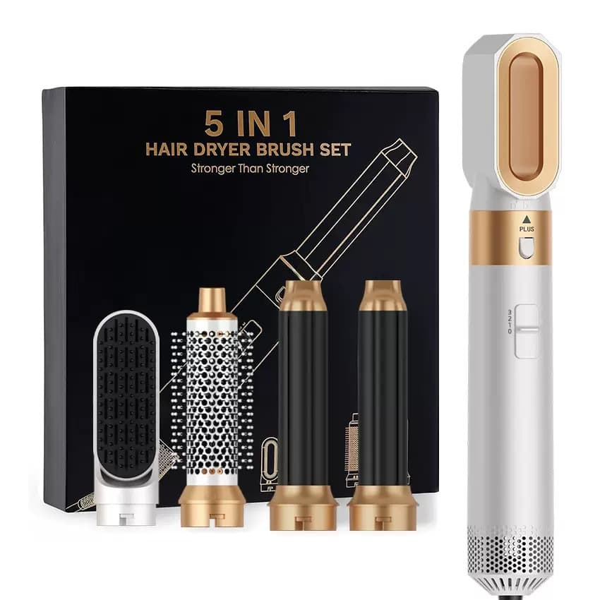 Hair Dryer Constant Temperature Hair Care Styling 5-in-1 Curling Wand Auto Hair Suction Non-Damaging Negative Ions