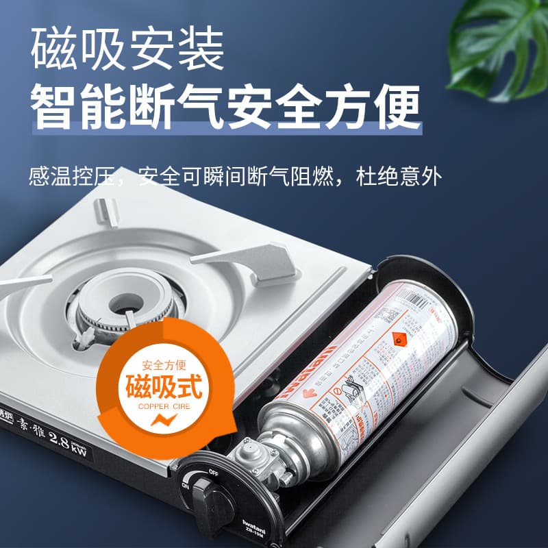✅ZB-19M Portable Outdoor Gas Stove, Butane Card Stove, Patented Design