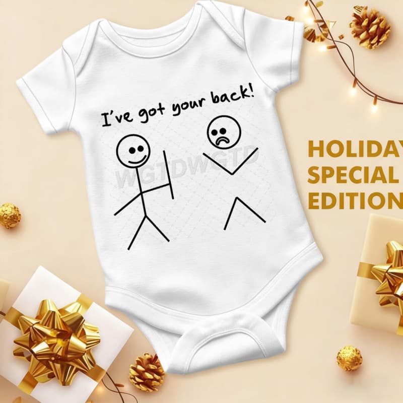 I've Got Your Back Newborn Triangle Bodysuit Amazon Comfortable and Western Style Baby Coverall