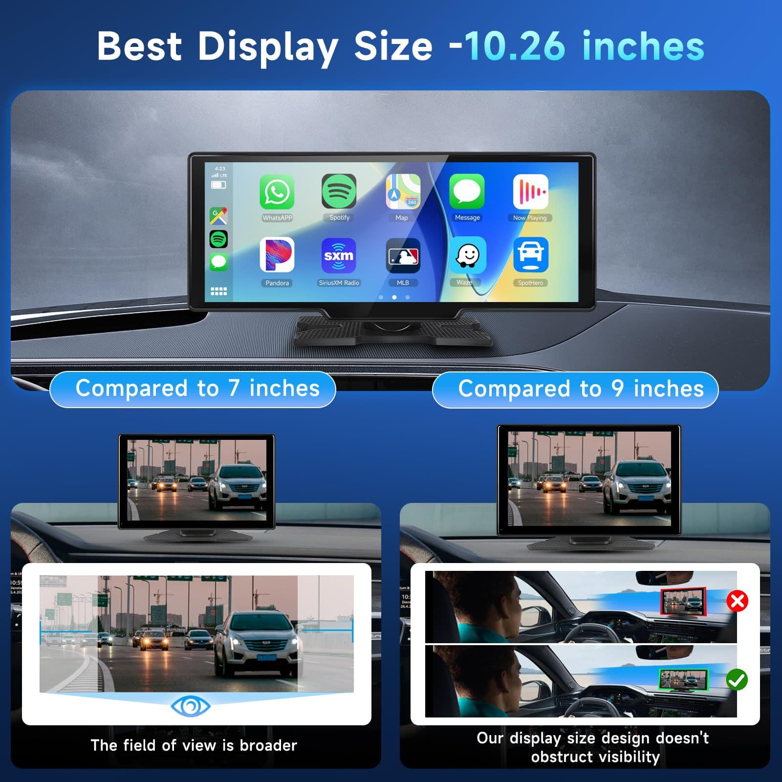 10.26-inch Smart Wireless CarPlay Voice Control Car Radio for South Africa