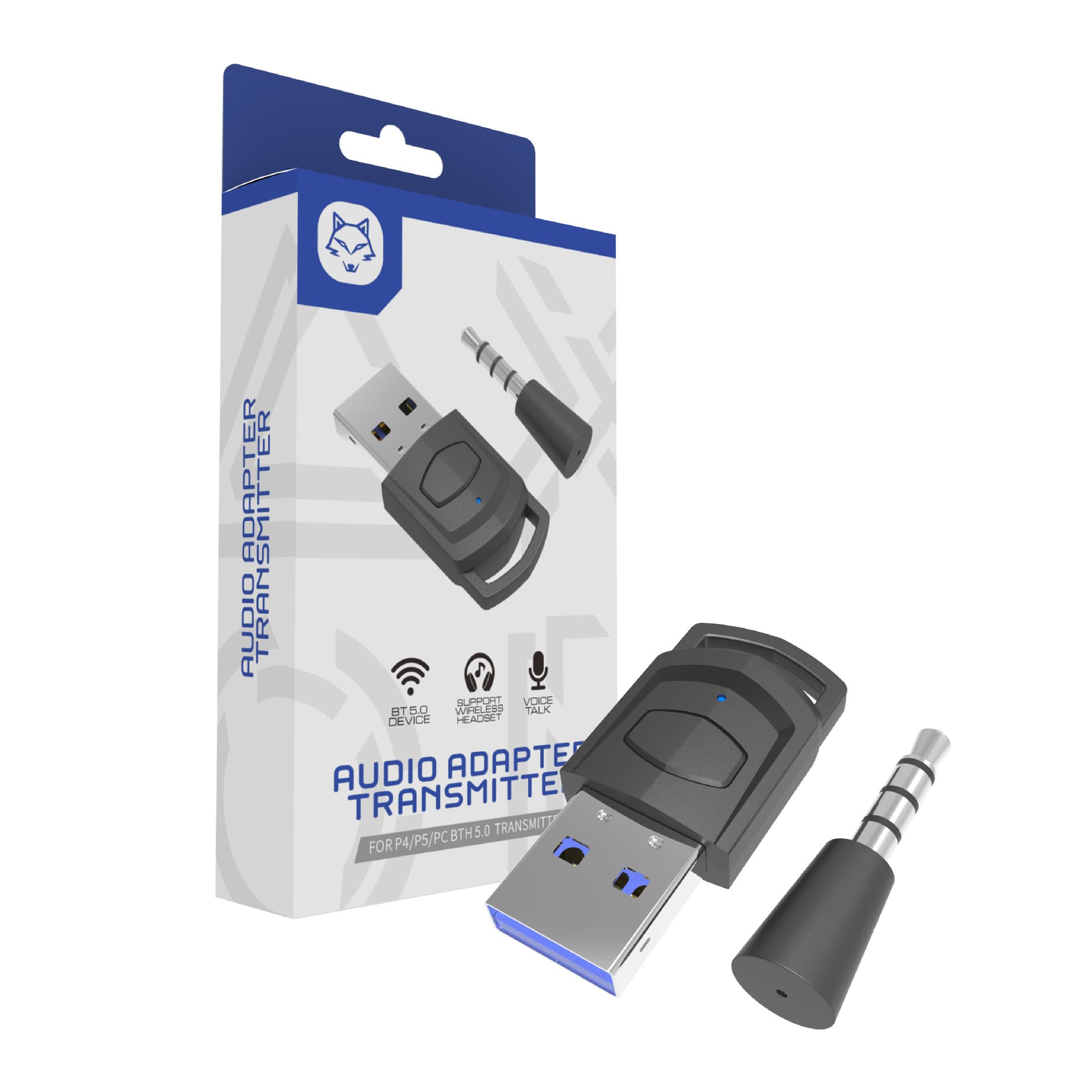Cross-border PS5/PS4/PC Bluetooth Audio Transmitter PC Bluetooth Adapter Wireless Headphone Receiver Receiver