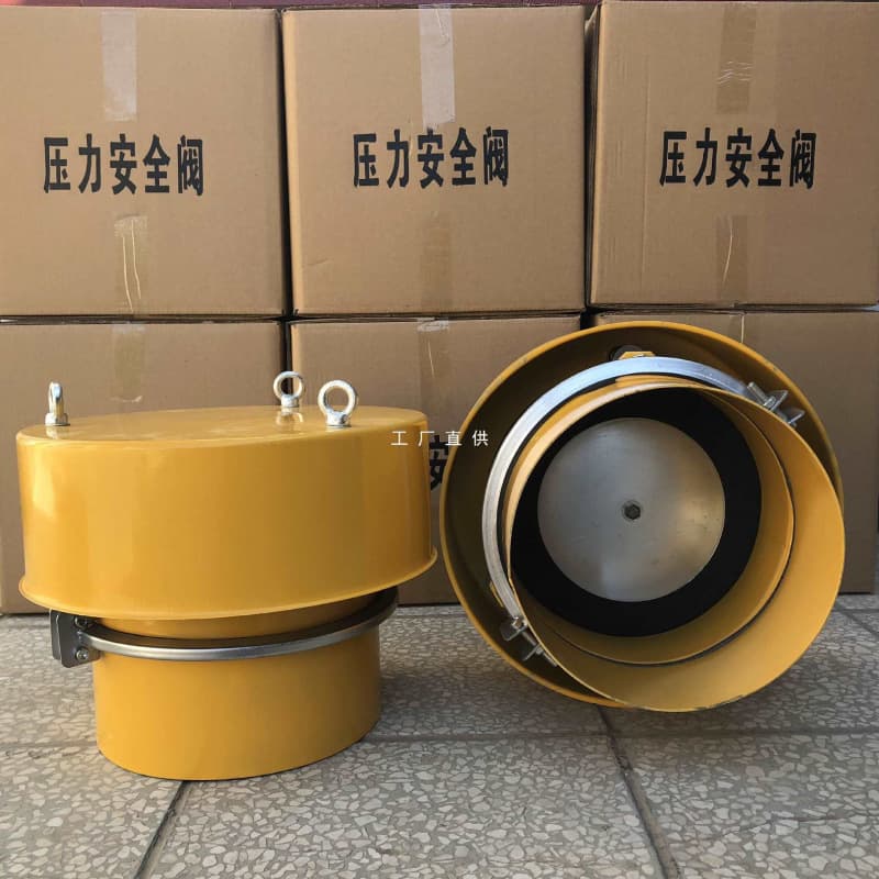 VPC-273-1B Stainless Steel Thickened Pressure Valve for Mixing Plants, Cement Silo Pressure Relief Valve, Explosion-proof Valve for Silo Top