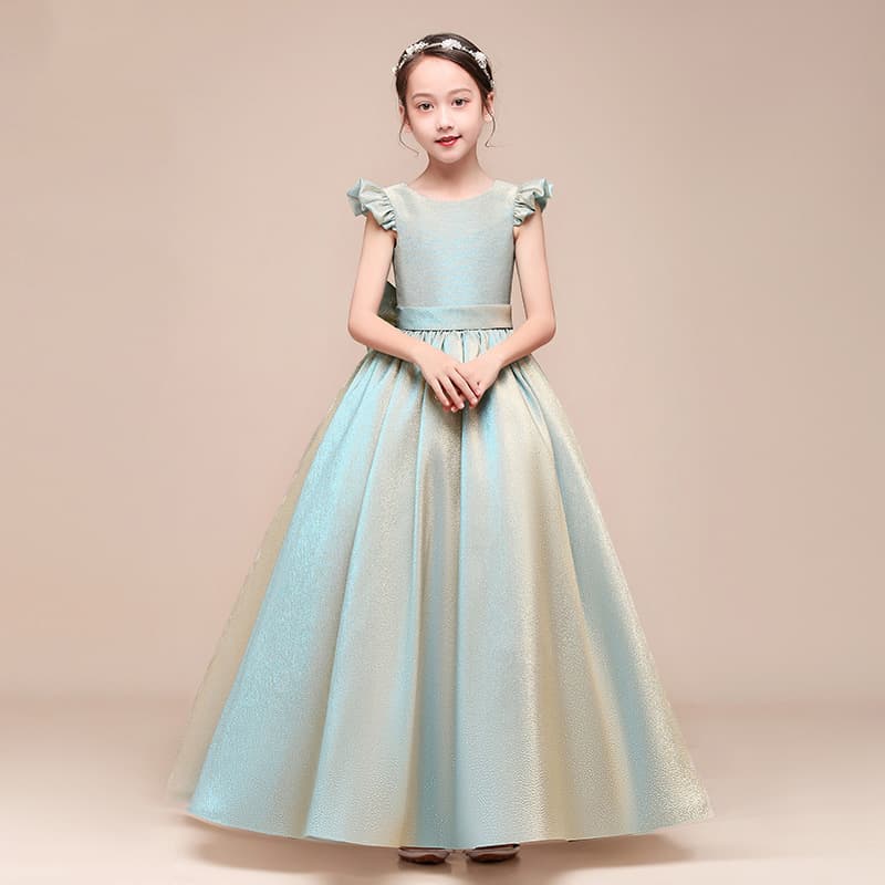 Children's Formal Dress, Fashionable Runway Piano Performance Outfit, Host Outfit for Older Kids, 10th Birthday Princess Dress
