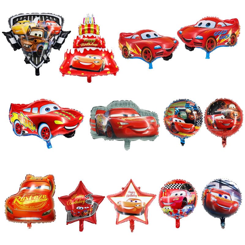 Wholesale McQueen Car Aluminum Film Balloon Cars Balloon Car Shield Children's Toy Party Decoration