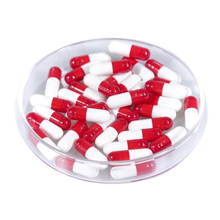 Factory direct sales of No. 0 gelatin capsules, red and white gastric soluble capsules, food and medicine hollow capsule shells, large discounts