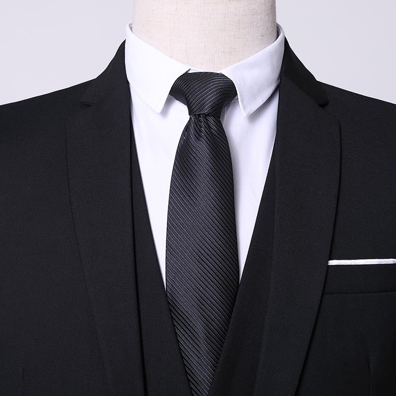 Korean Slim Fit Men's Suit Three-Piece Groom Best Man Suit Business Unit Application Suit Photo Photography Dress