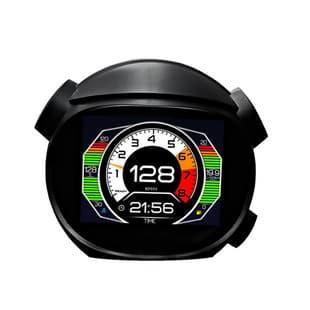 Car HUD Full LCD Gauge OBD Water Temp Exhaust Temp Turbo RPM Oil Temp Voltage Meter OBD Special