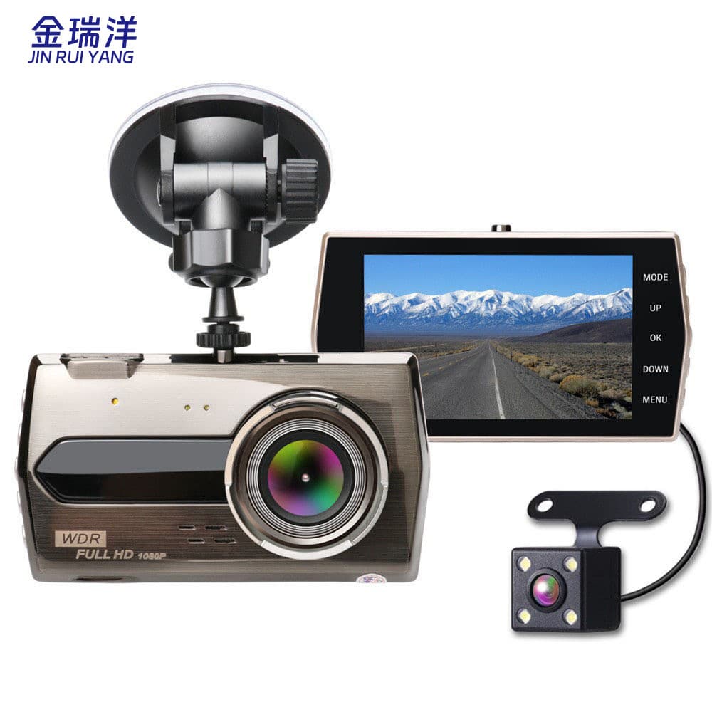 Front and Rear Dual Dash Cam Hidden Loop Recording Dual Lens Car Recorder Gift