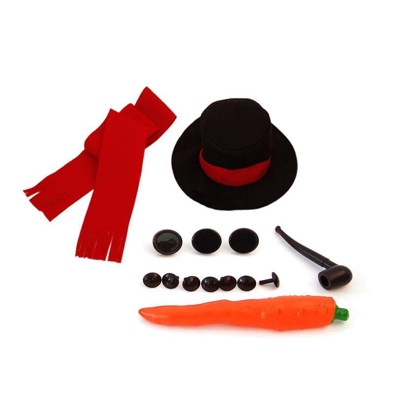 DIY Snowman Dress-Up Kit Christmas Snowman Family Tool Set Accessories Toy Gift Wholesale