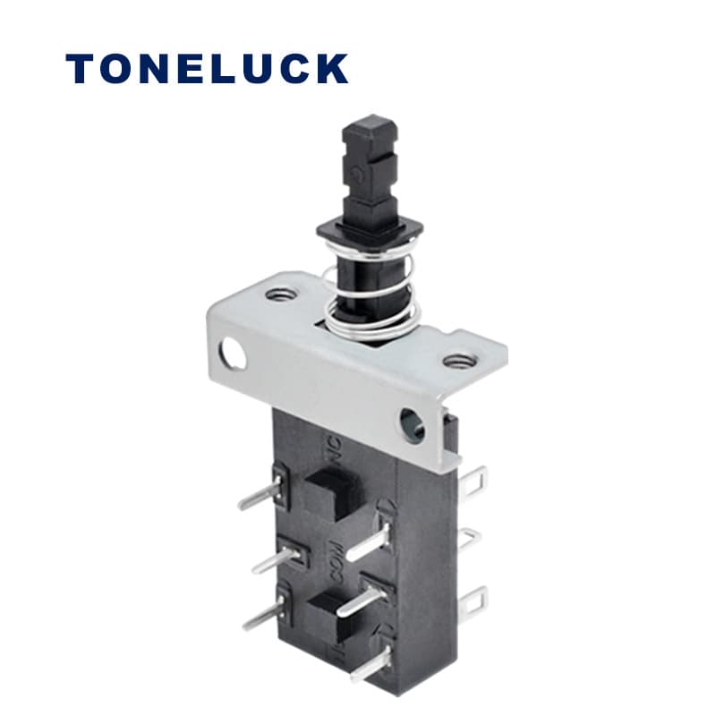 TONELUCK Manufacturer Supplies Two-Way Radio PWL Series Black Power Switch, Audio-Video Equipment Direct Push Switch