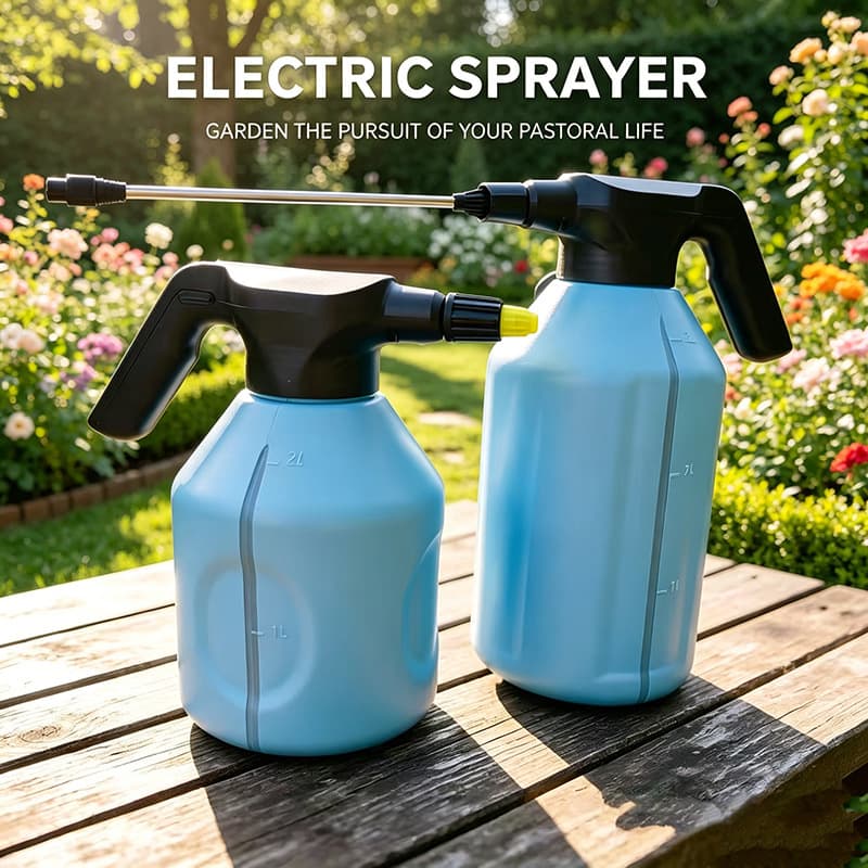 Lithium Battery Sprayer Rechargeable Watering Can for Garden, Household Electric Sprayer for Disinfection and Plant Care with Measuring Cup