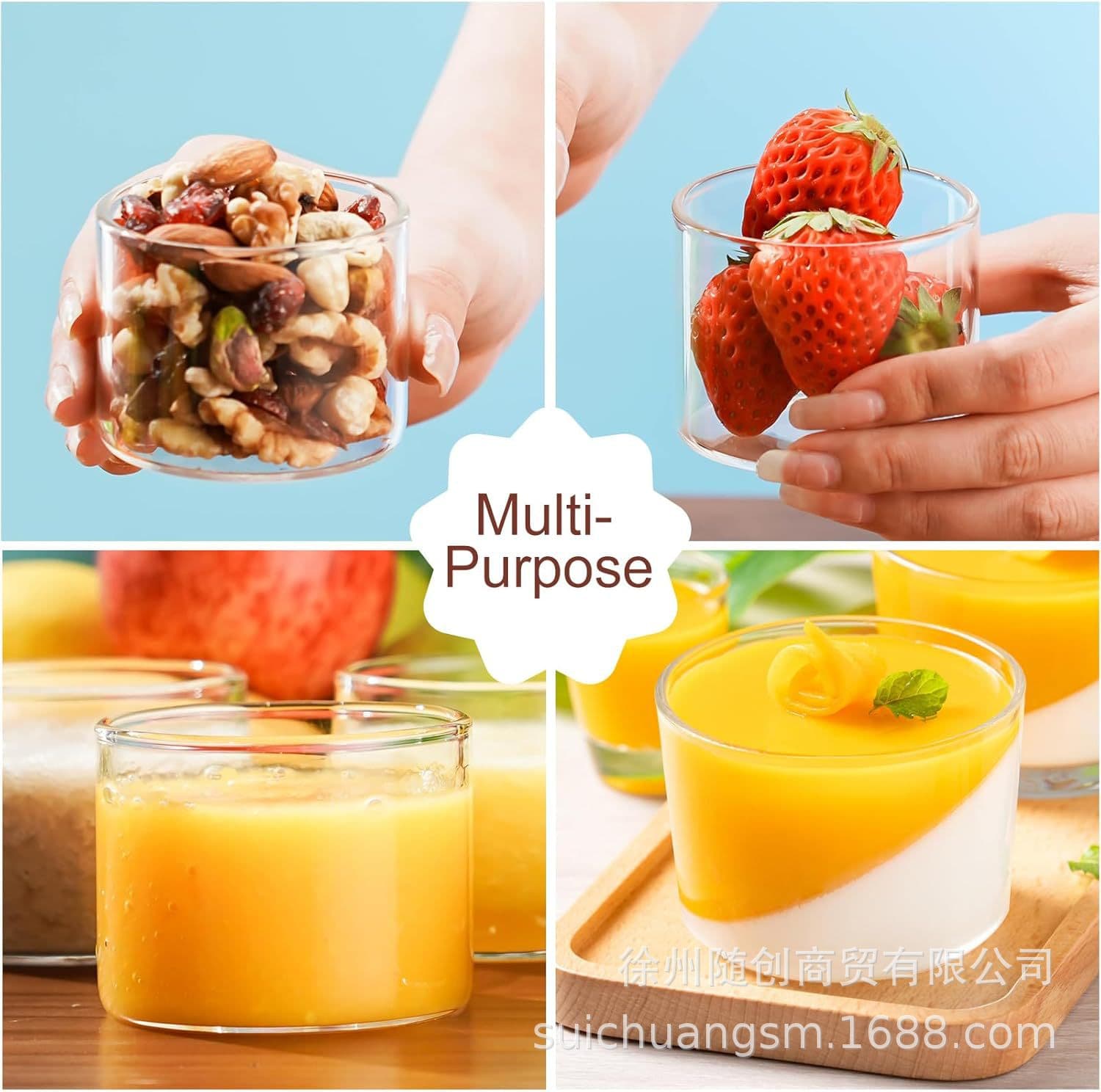 Cross-border Exclusive Pudding Cup Ice Cream Cup Dessert Bowl Snack Plate