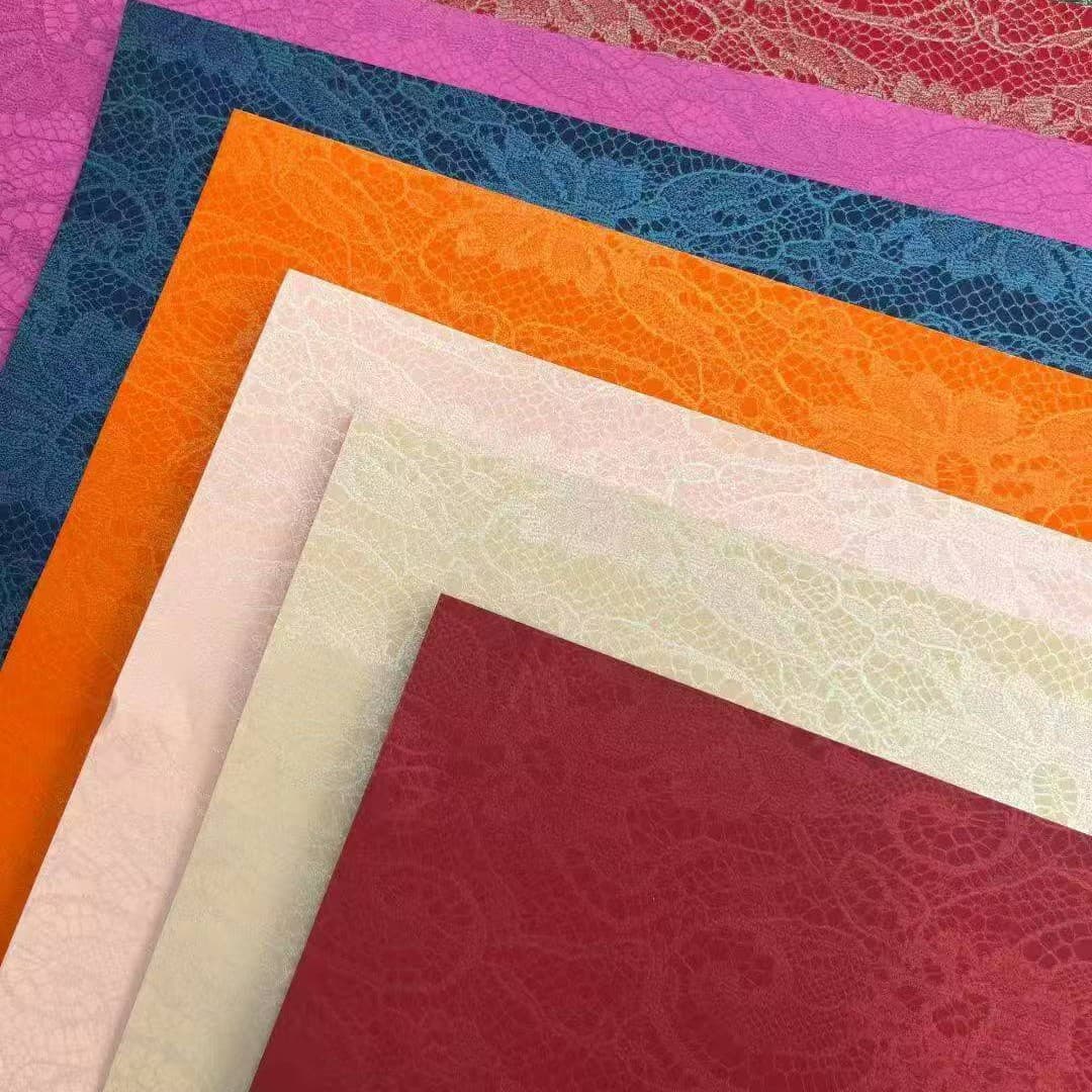Lace-textured specialty paper, art paper, factory direct sales, screen printing gift box wrapping paper, festive gift box paper, special