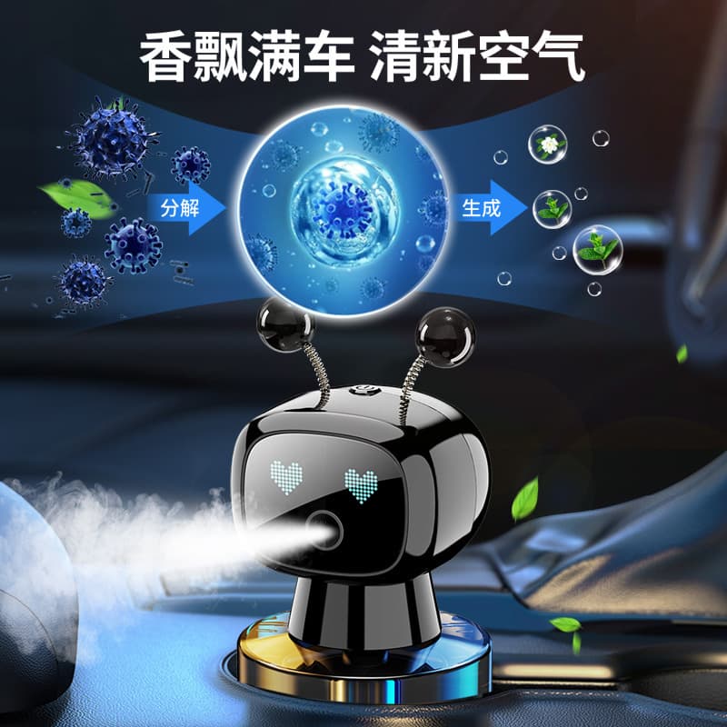AI Smart Robot Car Decoration Ornament New Perfume Car Aromatherapy Car Fragrance Long-Lasting Premium Car Use