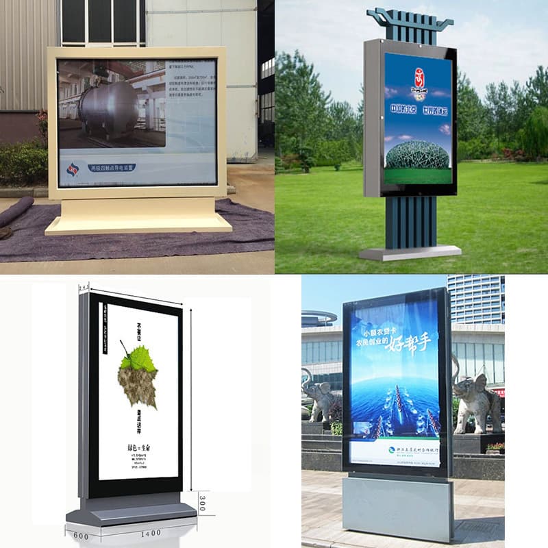 Community Display Smart Light Box Advertising Illuminated Wall-Mounted Sign Box Manufacturer Street Light Box