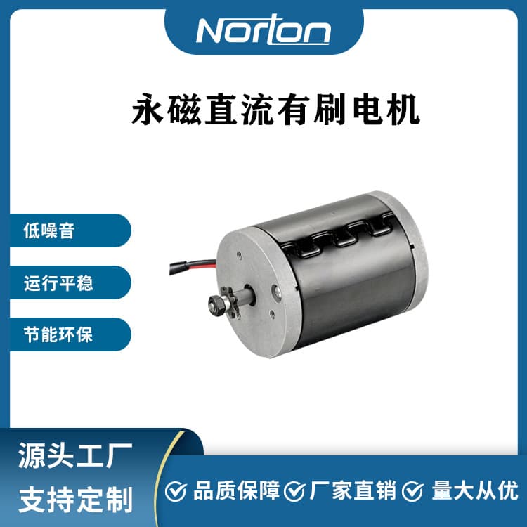 ZY6812-100W24V Pulley DC Brushed Motor for Small Electric Vehicles and Scooters