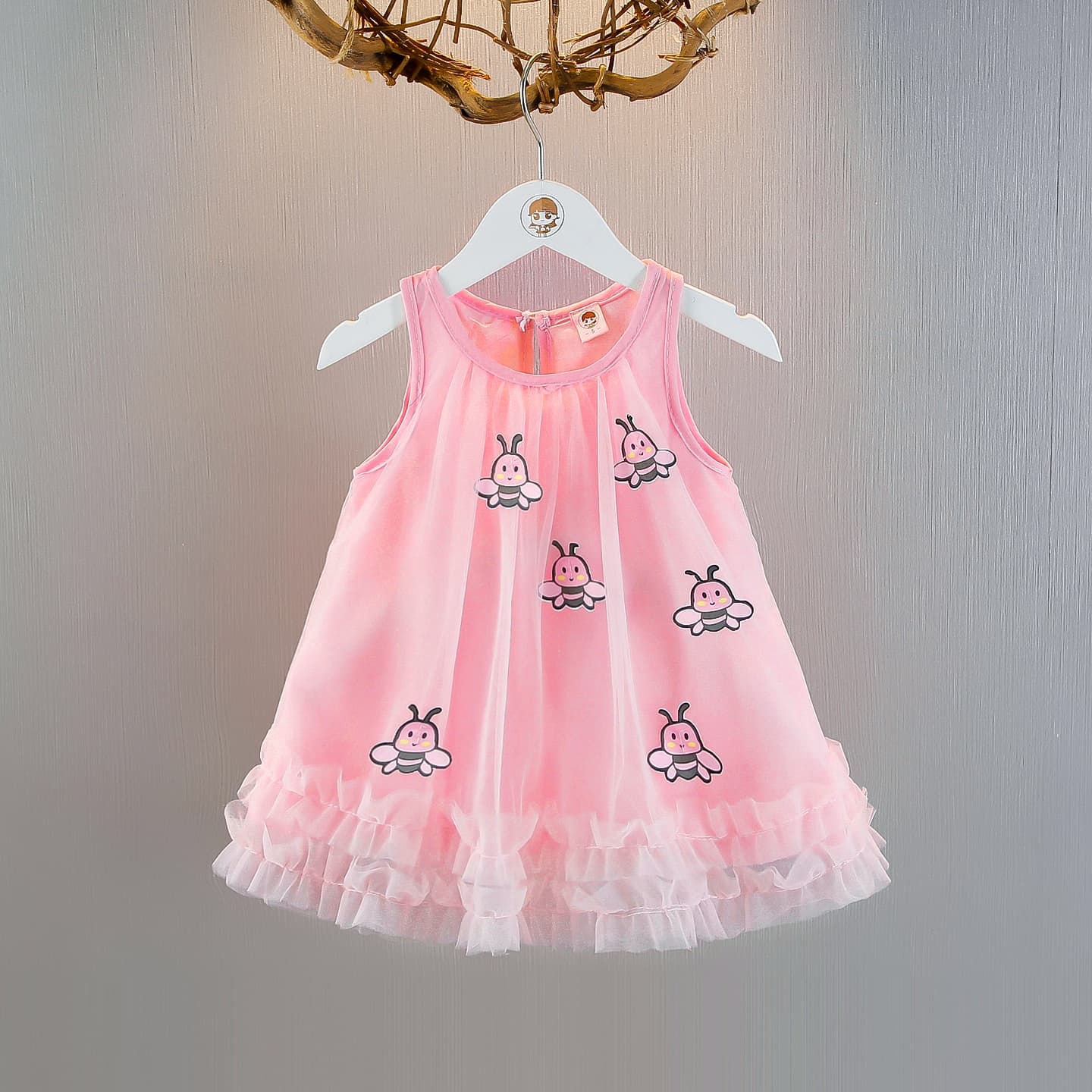 Sweet Summer Little Girl Fashionable Princess Dress Sleeveless Dress for Girls Summer Children's Tulle Tutu Dress