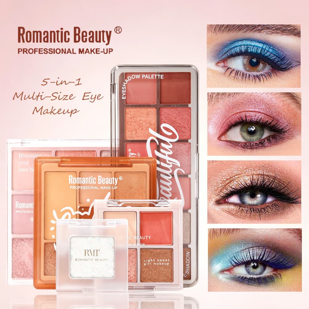 Cross-border multi-color eyeshadow palette 12-color matte fine shimmer, long-lasting, non-fading, long-lasting, high-gloss, easy-to-pigment eyeshadow