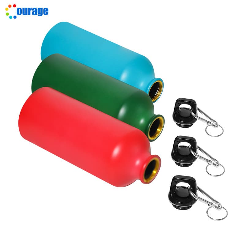 DIY Cold-Activated Color-Changing Water Bottle Large Capacity Outdoor Sports Water Bottle Fitness Small Mouth Single-Layer Aluminum Bottle Custom Image Printing