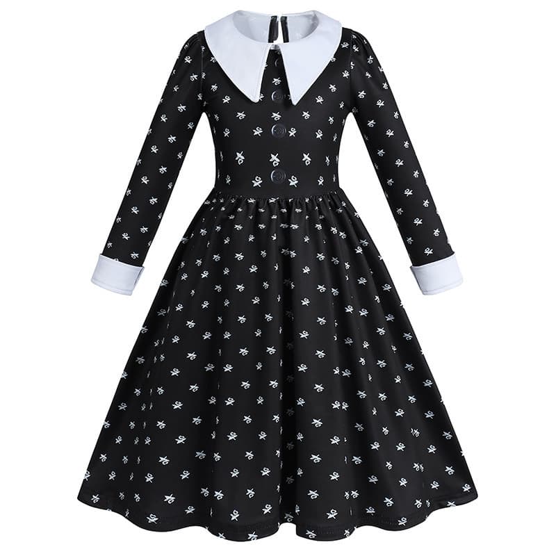 Cross Border Trade Wednesday Black Dress COS Costume 20.23 Million Holy Day Adams Dress