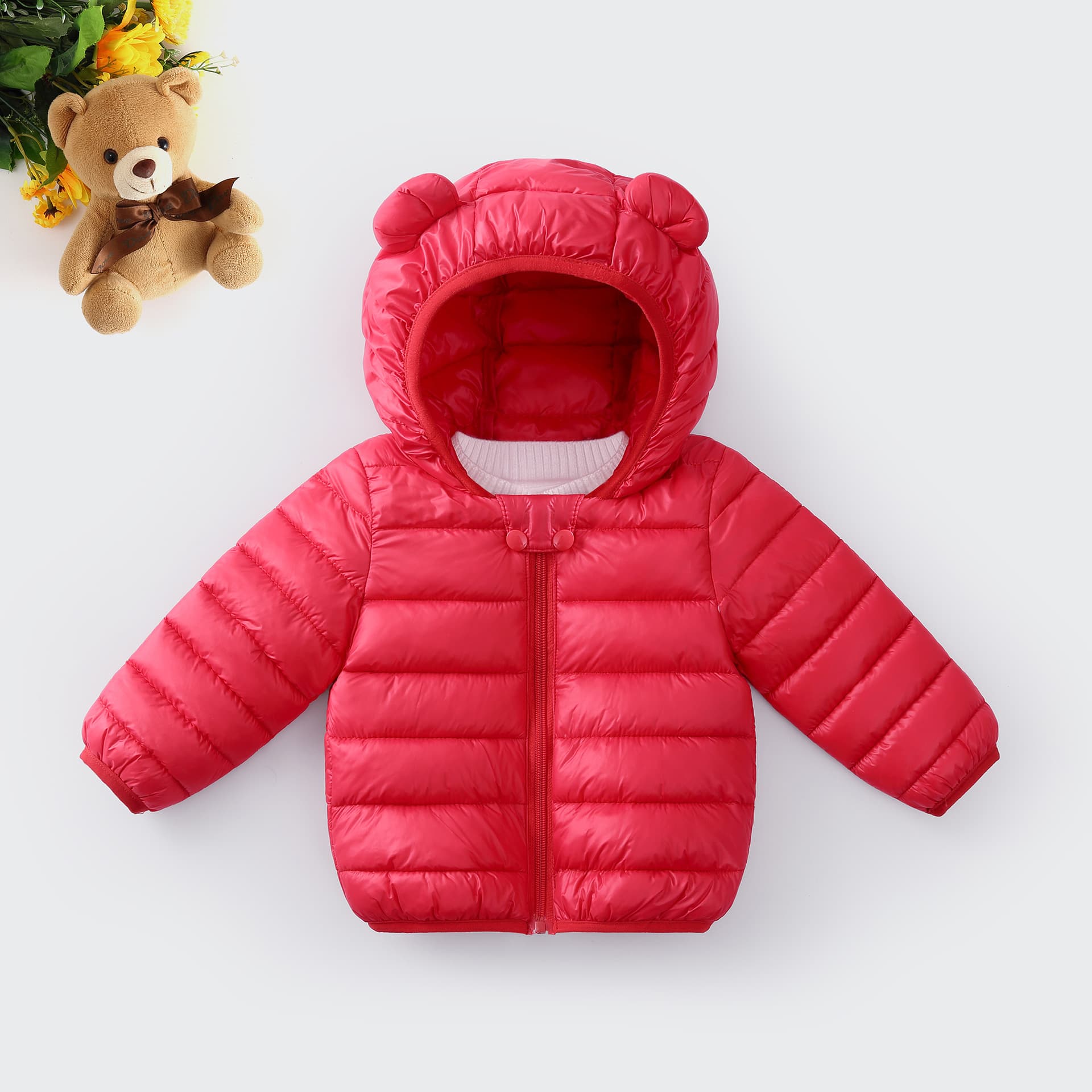 Children's Lightweight Cotton Padded Coat Boys' and Girls' Winter Outerwear Clothing