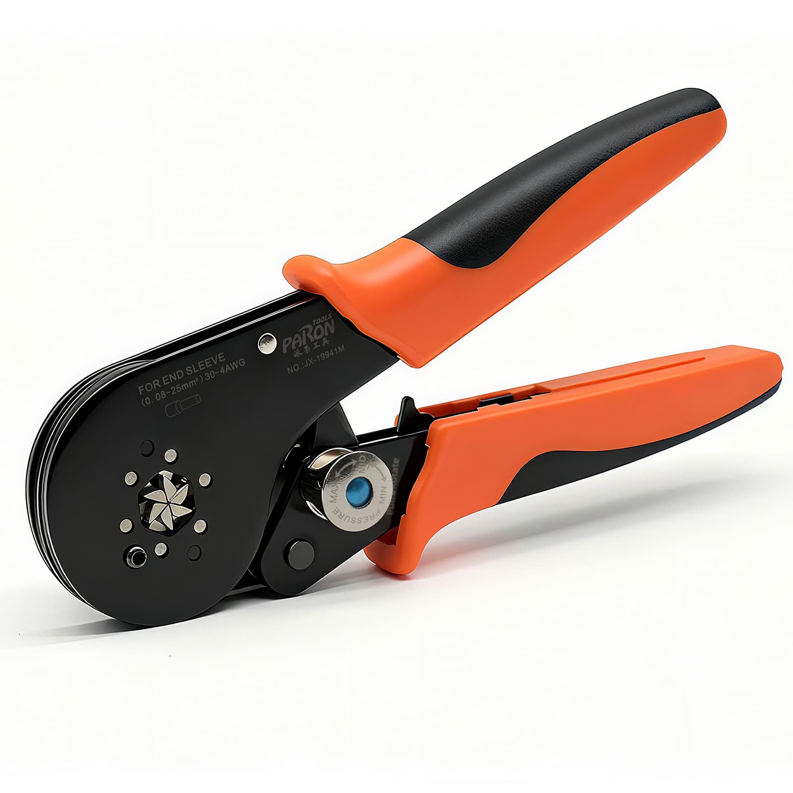Tube Insulated Terminal Crimping Pliers Pin Type Cold Press Terminal Crimping Pliers 6-Sided European Terminal Pliers 25 sq mm