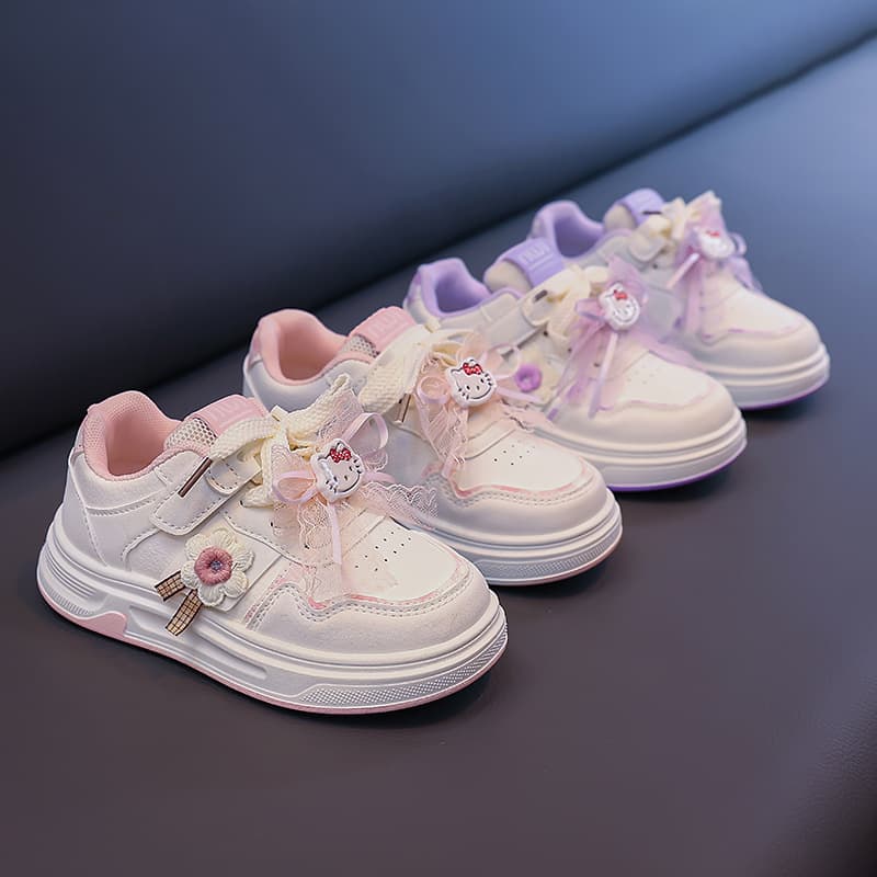 Girls' Board Shoes Spring/Autumn 2025 New Style Big Kid Shoes Low-Top Casual Soft Sole Children's Casual Sneakers
