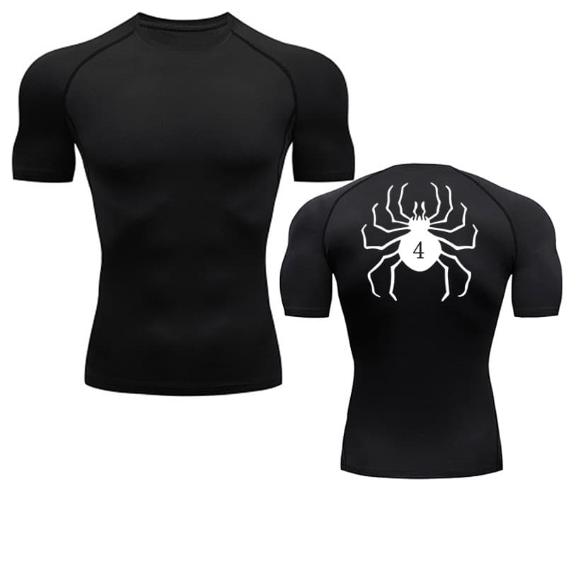 2026 Quick-Dry Short Sleeve T-Shirt for Sports, Tight Gym Training Compression Shirt for Men, Cross-Border Manufacturer Wholesale