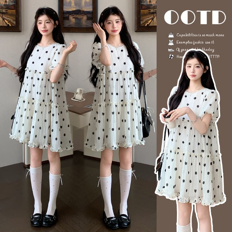 Minimalist style fashionable maternity wear summer 2026 new hot style French style skirt covering the flesh and slimming dress for women