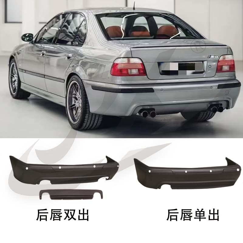Compatible with 96-02 BMW 5 Series E39 M5 Front Bumper Rear Bumper Fog Light Rear Lip Body Kit Conversion