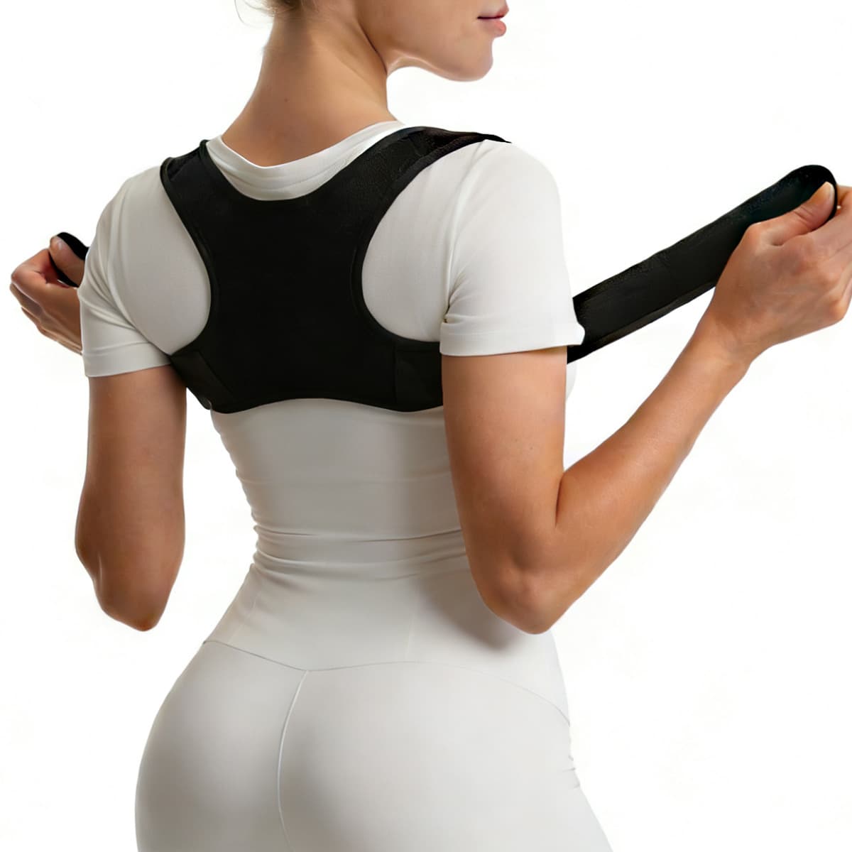 Adjustable Clavicle Strap Low Price Upright Posture Belt Upper Back Posture Corrector Posture Correction Brace Black
