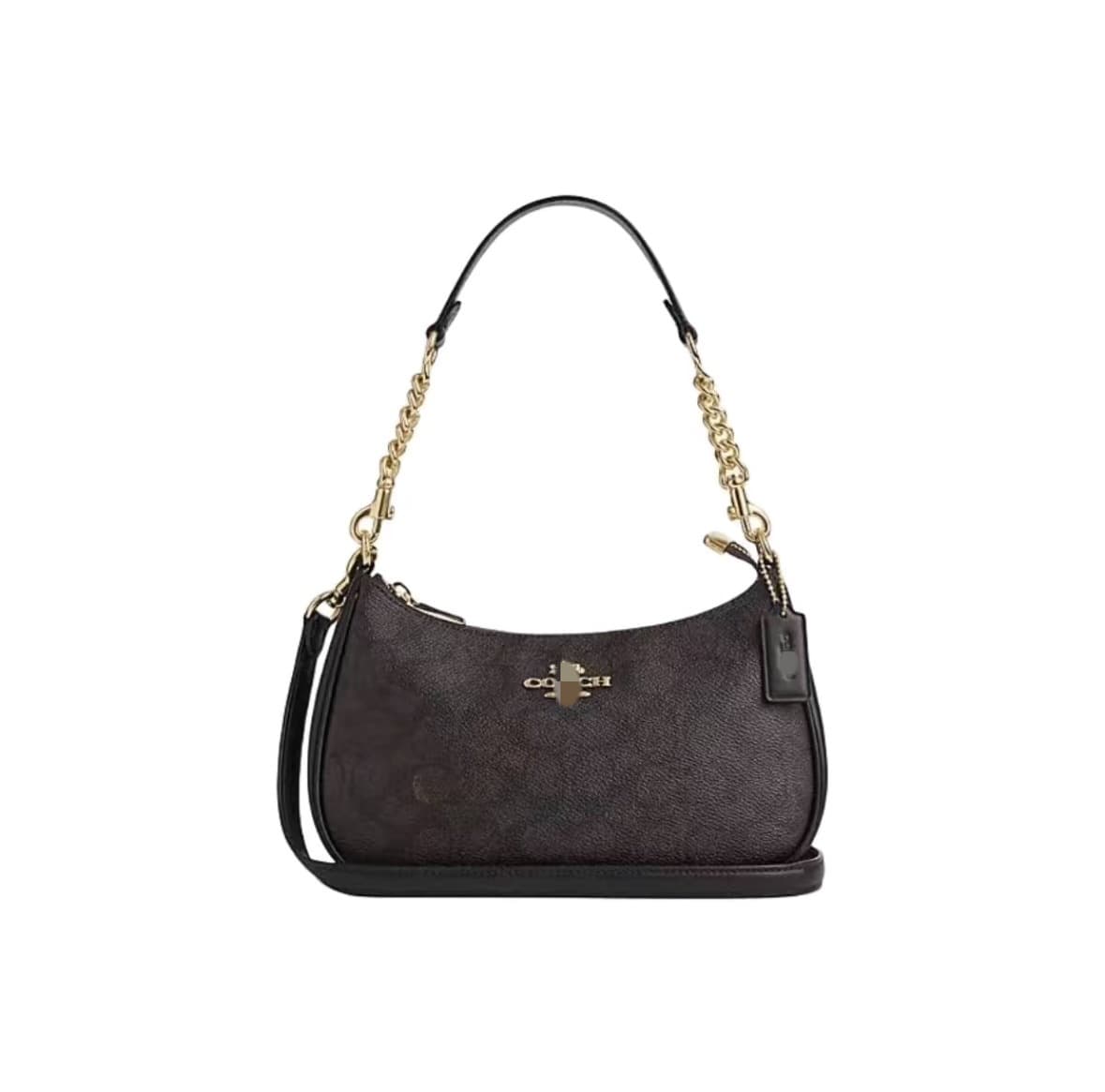 Koujia 2025 New Teri24 Crescent Underarm Bag Classic Vintage Floral Jacquard Shoulder Bag Women's Casual Handbag