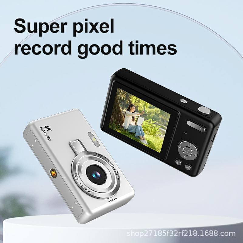 Cross-border New Campus CCD Camera Student High-Definition Mini Camera 4K Card Camera Can Take Photos and Record Videos Gift