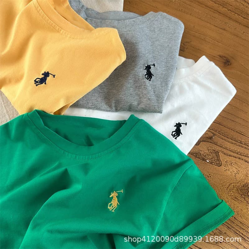 Cross-border pure cotton children's cartoon printed short-sleeved T-shirt summer boys' cute tops baby half-sleeved summer children's clothing