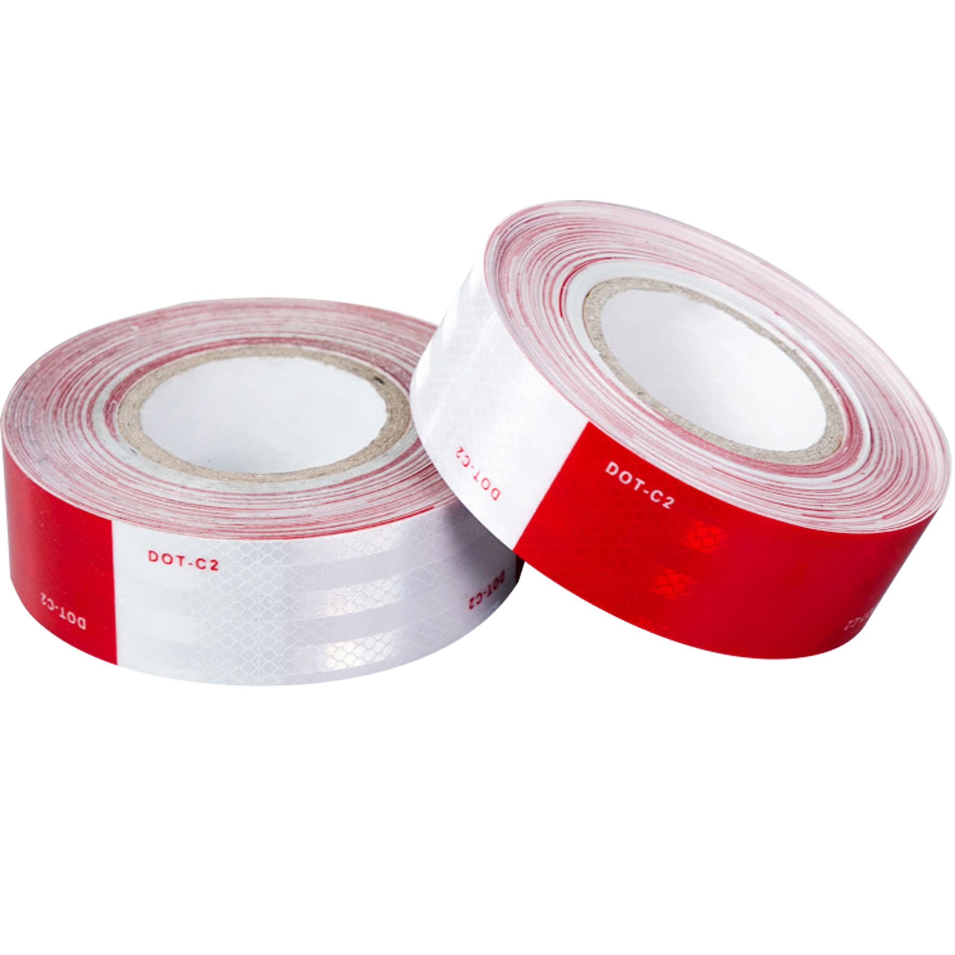 Safety Reflective Strips for Cars Red and White Warning Identifications High Visibility Reflective Tape Customizable